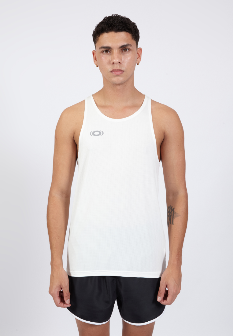 OCWA EVEREST FAST DRY HYBRID RUNNING SPORTS TANK TOP WHIITE