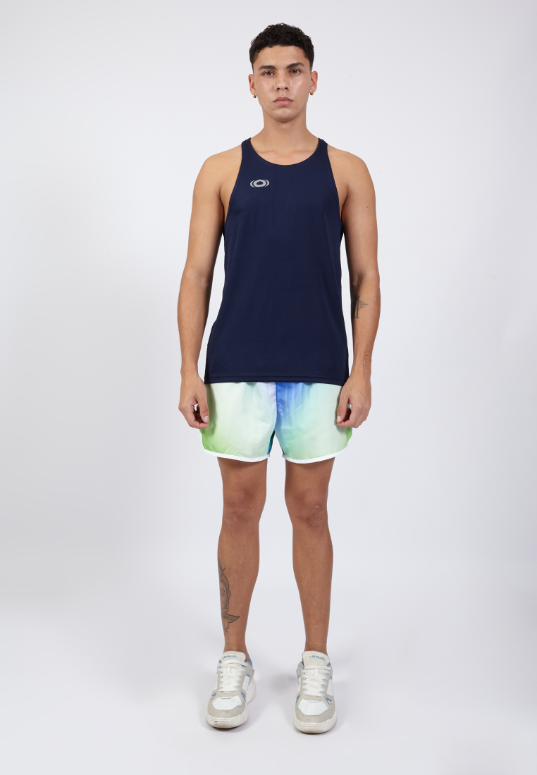 OCWA EVEREST FAST DRY HYBRID RUNNING SPORTS TANK TOP NAVY BLUE