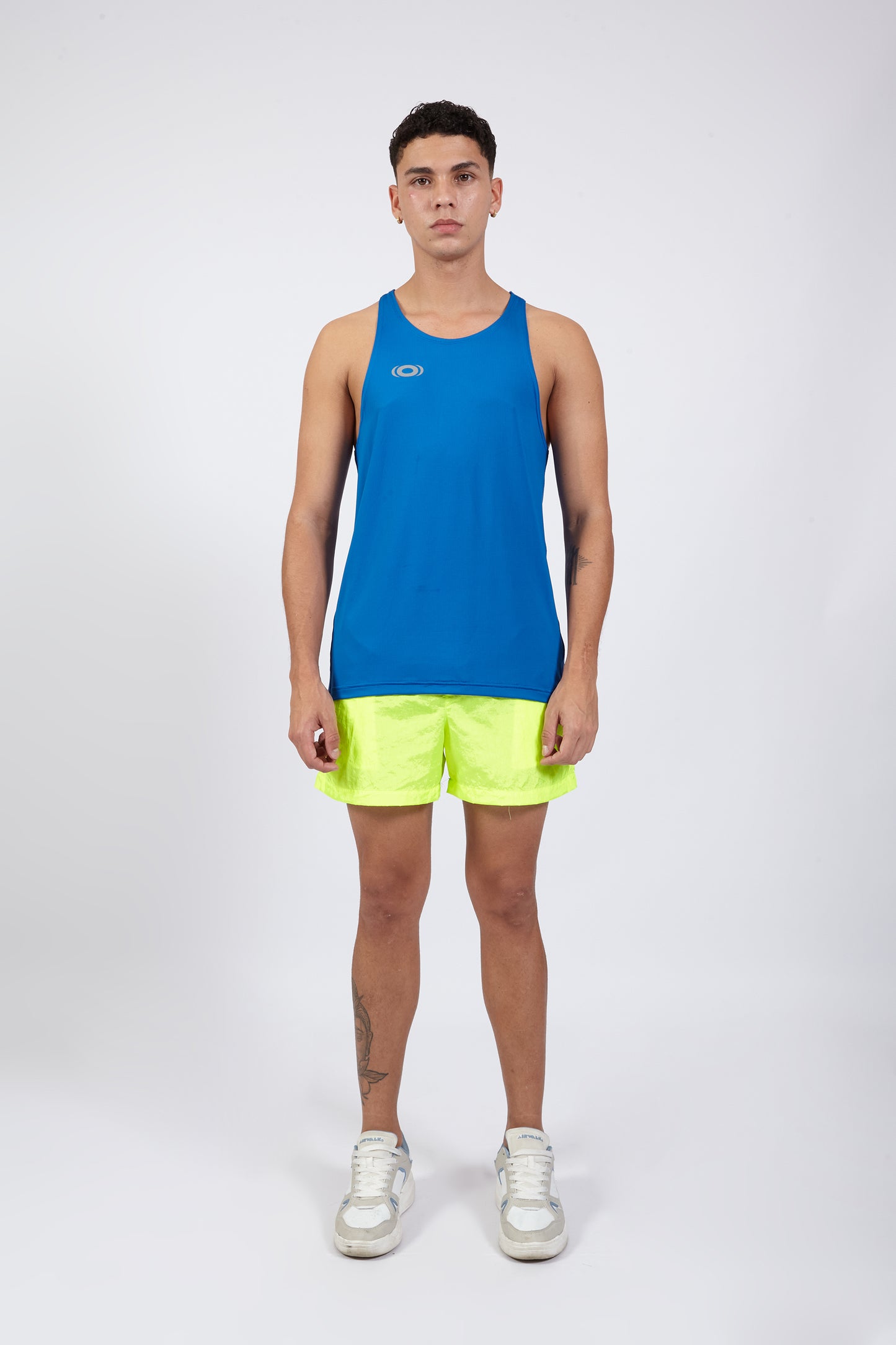 OCWA EVEREST FAST DRY HYBRID RUNNING SPORTS TANK TOP OCEAN BLUE