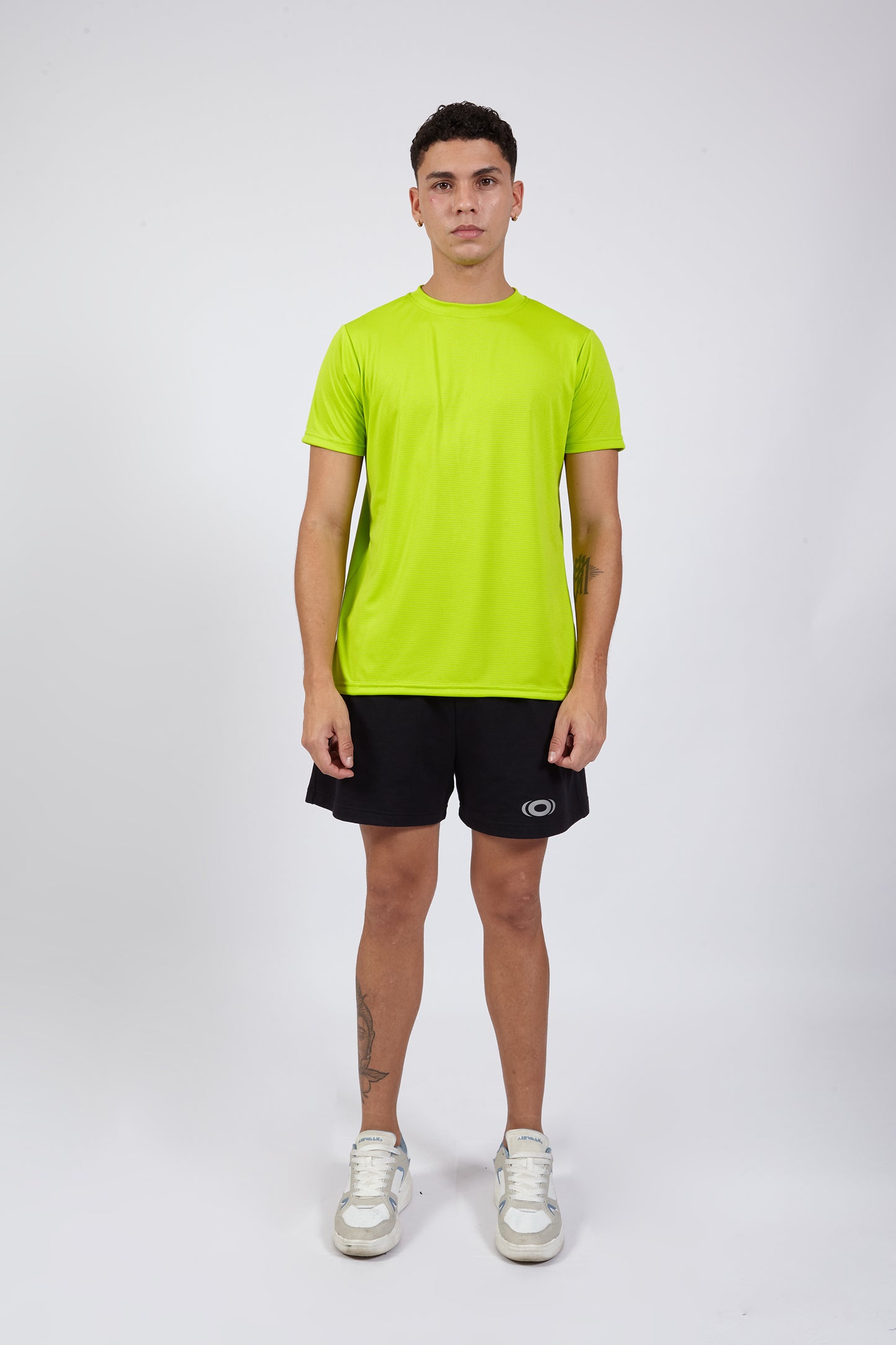 OCWA KYLER FAST DRY HYBRID RUNNING SPORTS TOP TEE DRYFIT NEON GREEN JERSEY