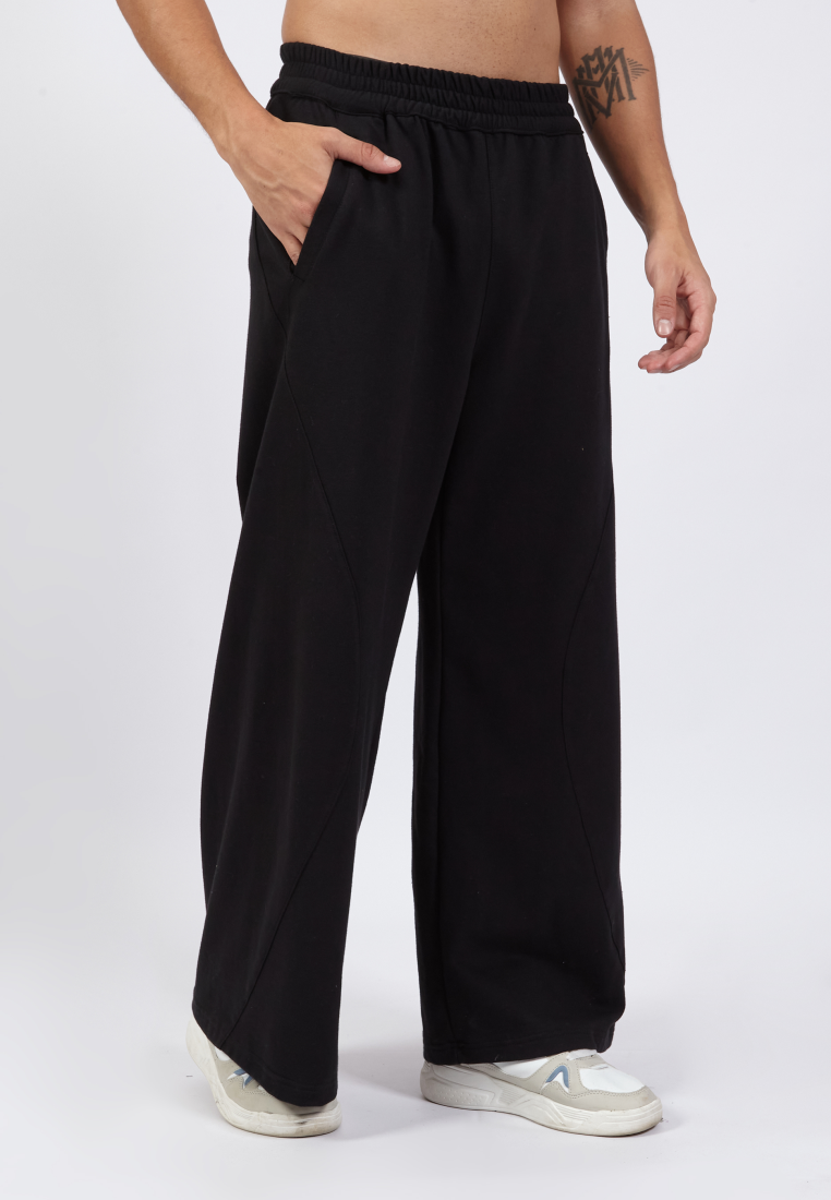 OCWA TORETO FLARE TRACK PANTS BLACK