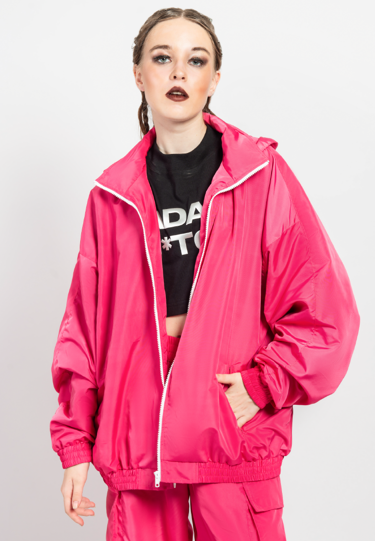 OCWA OVERSIZED WATER PROOF VENUS JACKET PINK WOMAN