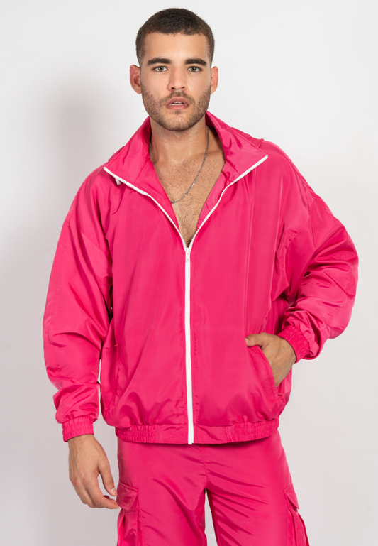 OCWA OVERSIZED WATER PROOF VENUS JACKET PINK