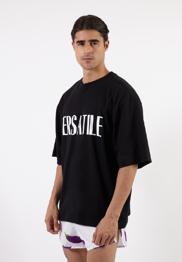 OCWA X BOP! VERSATILE OVERSIZED BLACK TEE