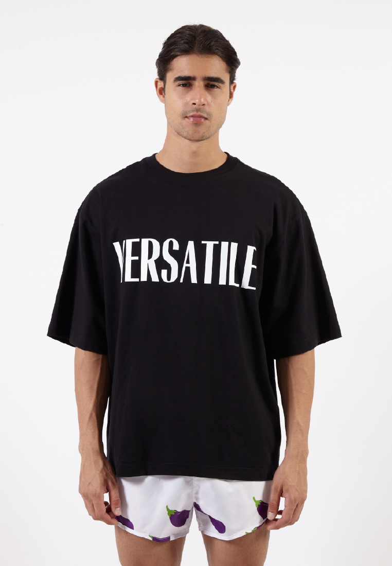 OCWA X BOP! VERSATILE OVERSIZED BLACK TEE