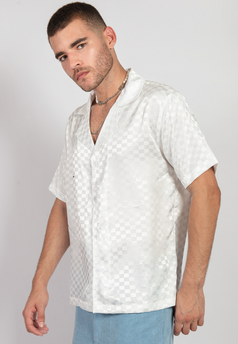 OCWA YORK OVERSIZED WHITE SHORT SLEEVE SHIRT