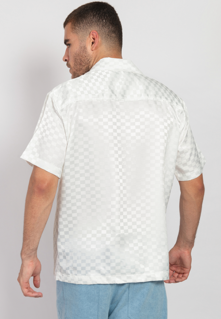 OCWA YORK OVERSIZED WHITE SHORT SLEEVE SHIRT