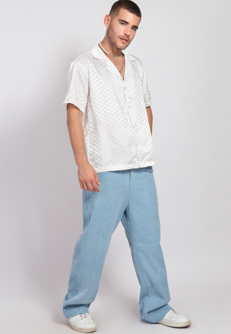 OCWA YORK OVERSIZED WHITE SHORT SLEEVE SHIRT