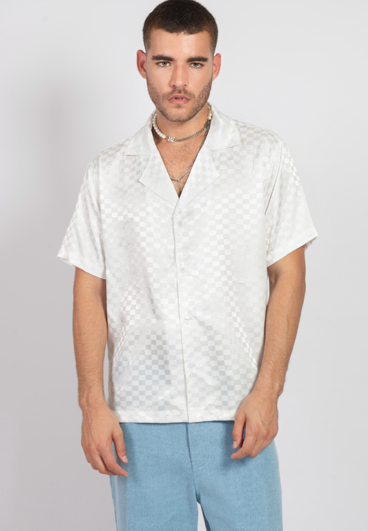 OCWA YORK OVERSIZED WHITE SHORT SLEEVE SHIRT